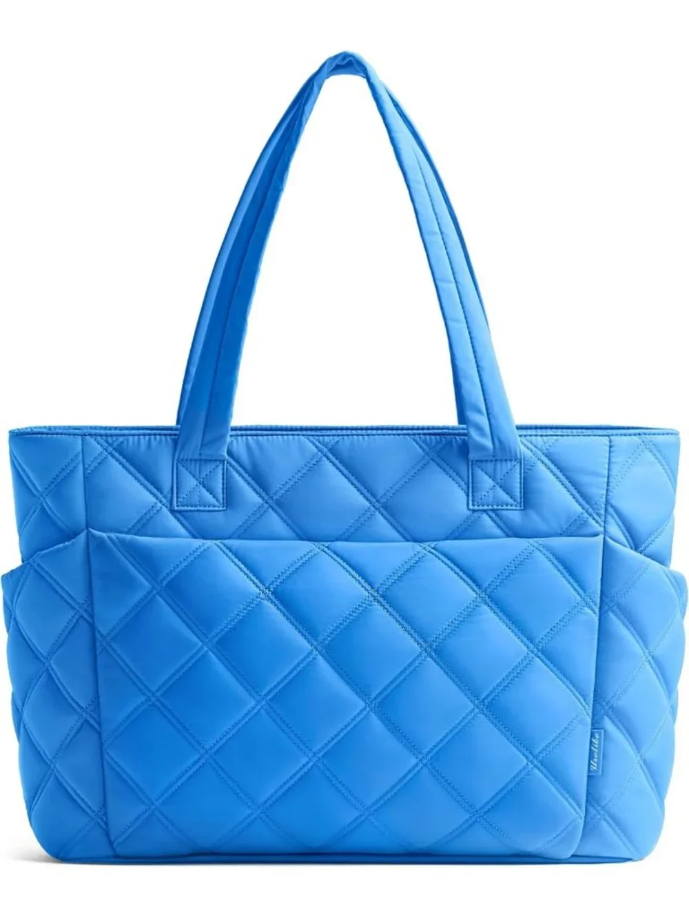 👜Women's Blue Puffer Tote Bags Lightweight Quilted Work For Travel